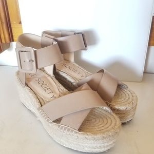 Sole society Audrina Espadrille wedge sandal